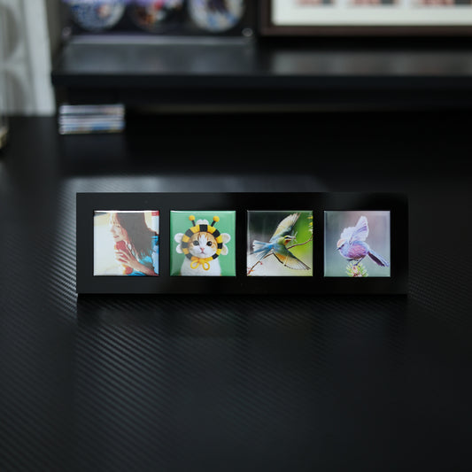 50*50mm(2*2 inches)4 Grid Side by Side Photo Frame