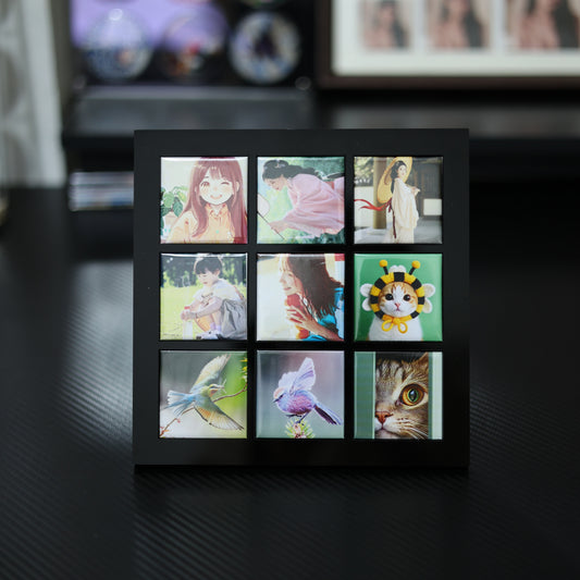 50*50mm(2*2 inches)9 Grid Photo Frame
