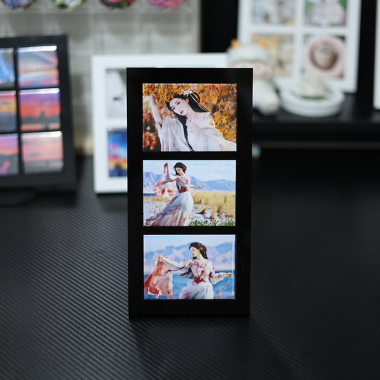 65*90mm(2.6*3.6 inches)3 Grid Photo Frame