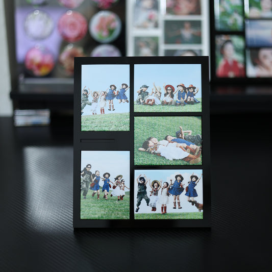 65*90mm(2.6*3.6 inches)5 Grid Photo Frame