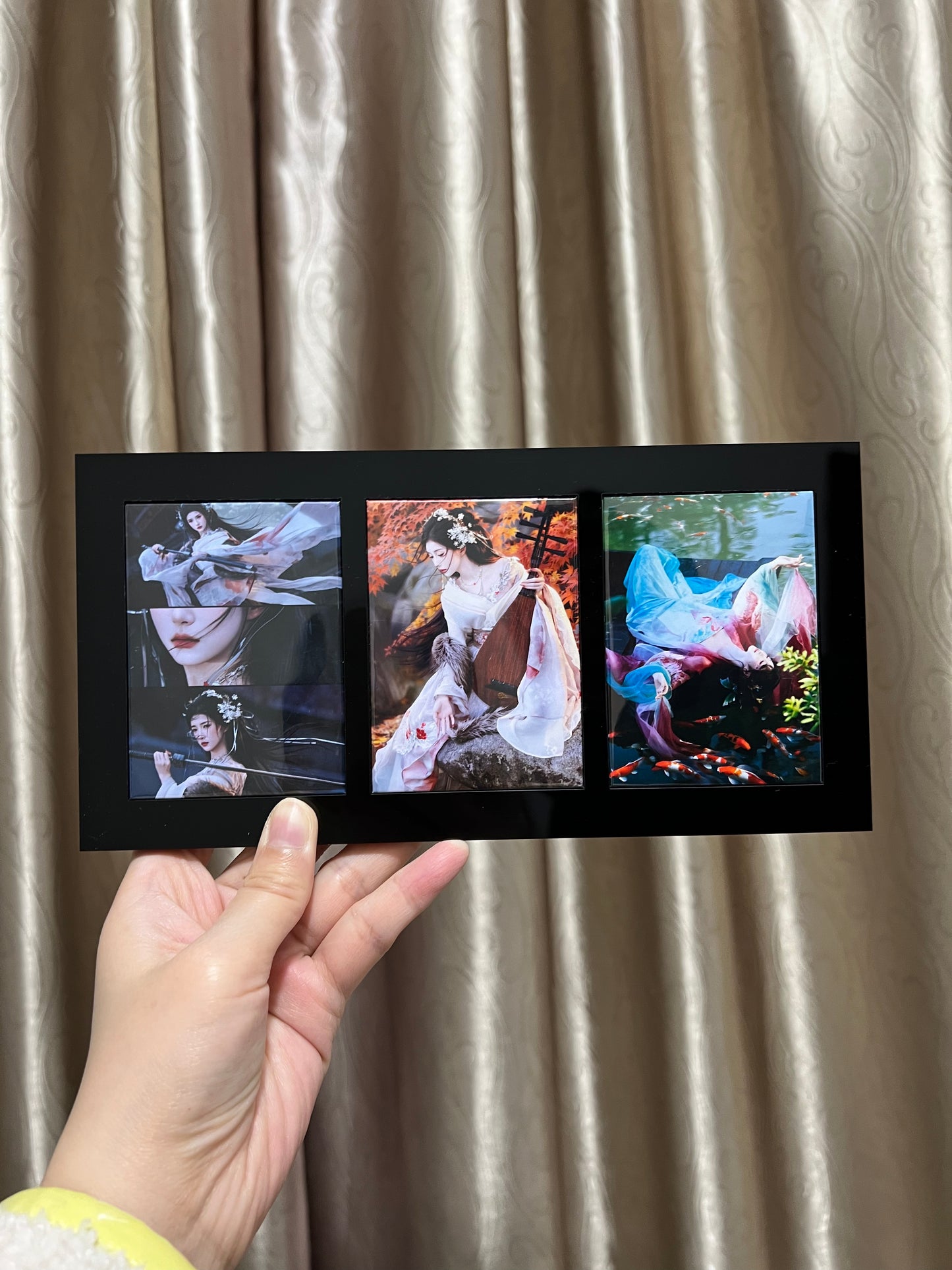 65*90mm(2.6*3.6 inches)3 Grid Photo Frame