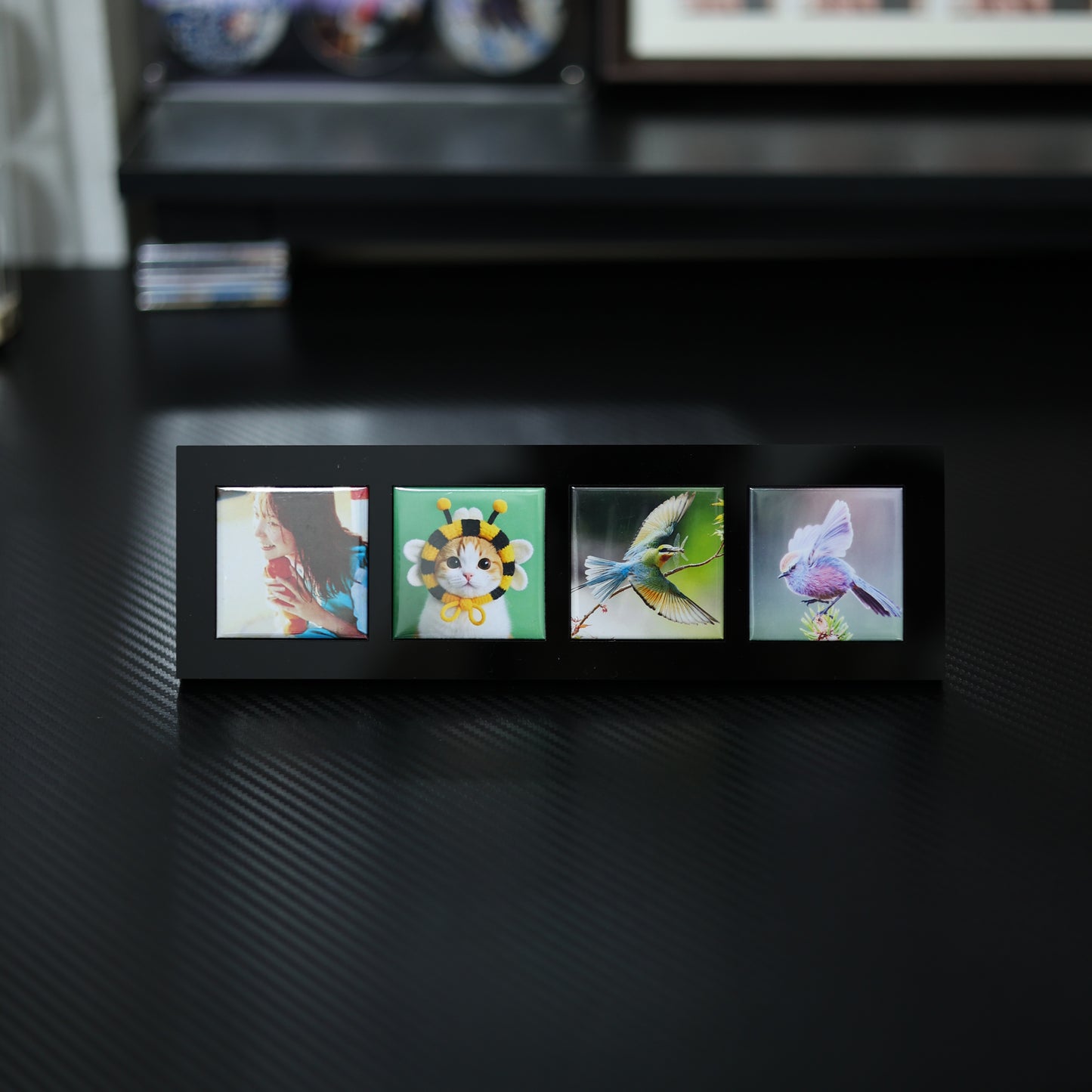 50*50mm（2*2 inches）4 Grid Side by Side Photo Frame