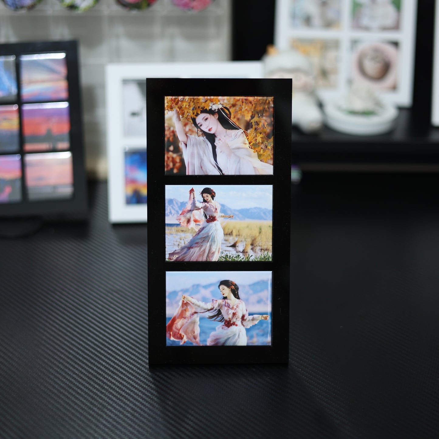 65*90mm（2.6*3.6 inches）3 Grid Photo Frame