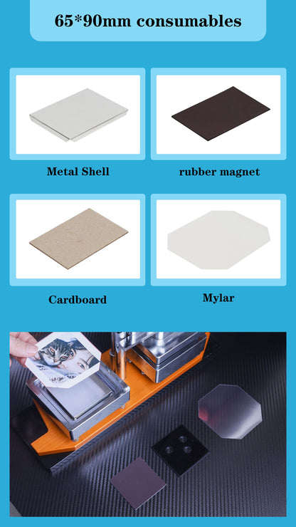 65*90 mm(2.6*3.6 inches) 1000 Acrylic Or Cardboard Consumables