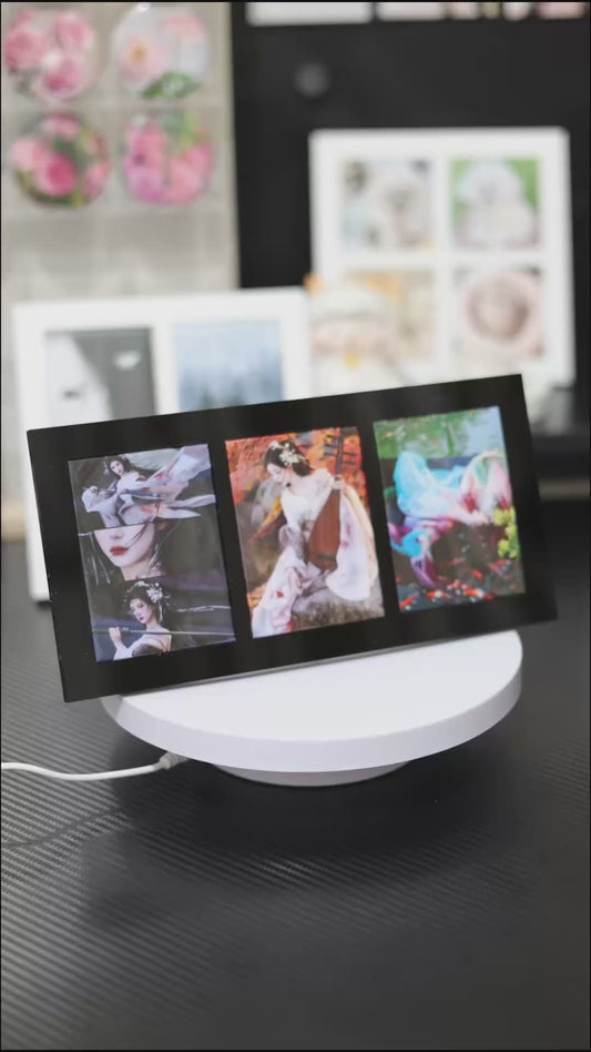 65*90mm（2.6*3.6 inches）3 Grid Photo Frame