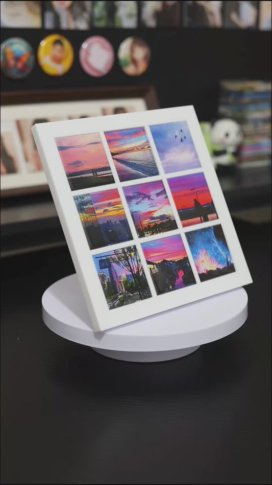 50*50mm（2*2 inches）9 Grid Photo Frame