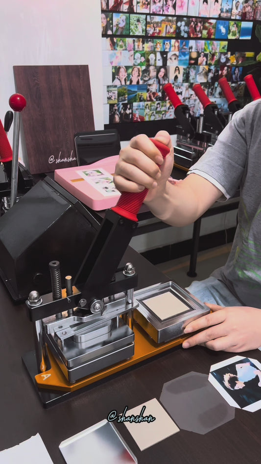 80*80 mm (3.2*3.2 inches) Square Fridge Magnet Machine Kit