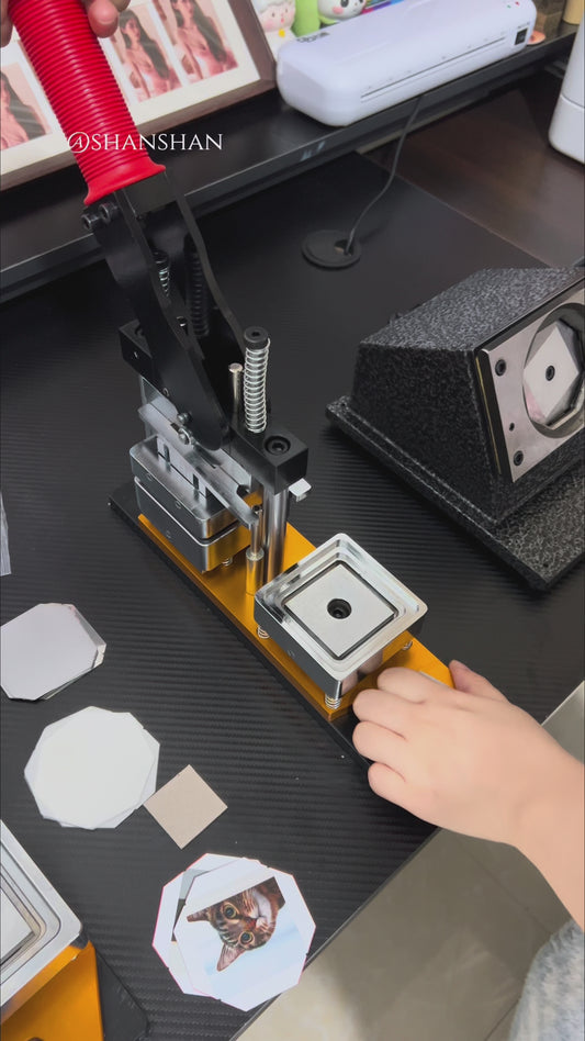 50*50 mm (2*2 inches) Square Fridge Magnet Machine Cardboard Kit